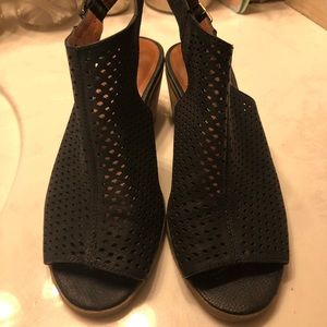 Lucky brand black wedges